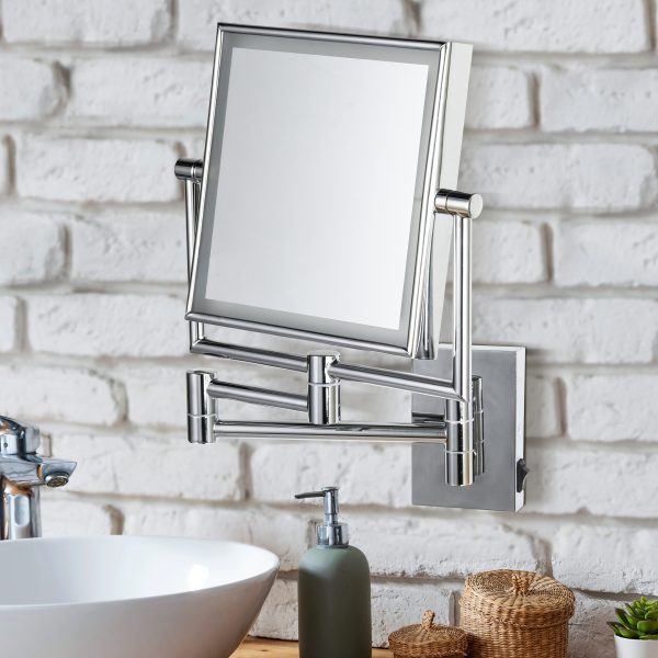 Led Light Wall Mount Hotel Square Mirror  GMD5156 - Image 6