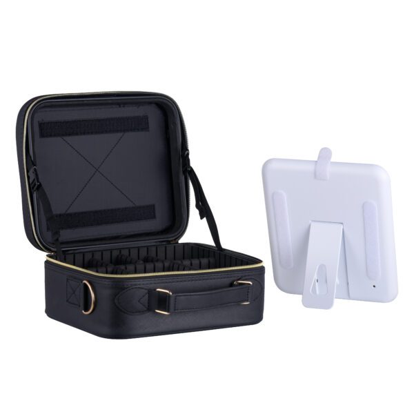 Makeup Bag with Light Up Mirror, Makeup Case Travel Cosmetic Bags Brush GMSK2301 - Image 6