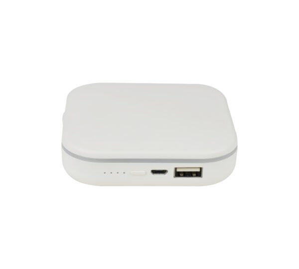 Pocket Size Power Bank Square Hand Mirror for Travel Makeup GMS301 - Image 4
