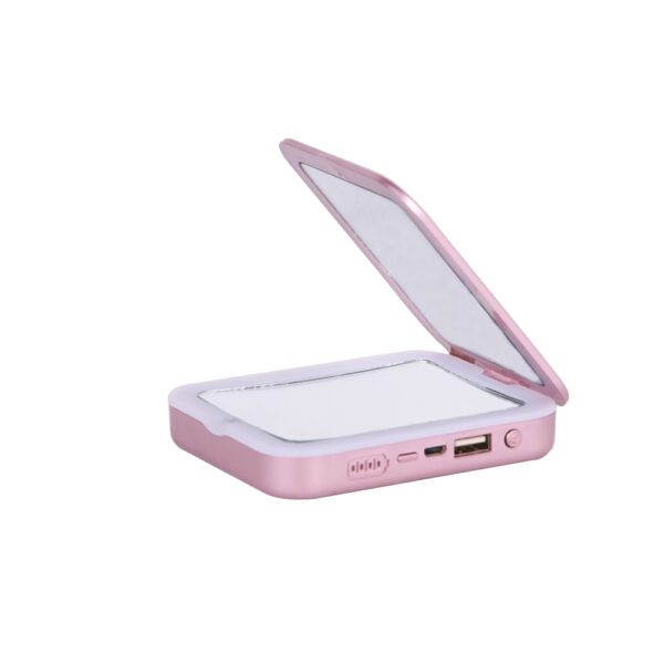 LED makup Compact Mirror power bank GMS403 - Image 2