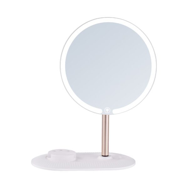360° Rotation Detachable Lighted Makeup Table LED Mirror Gms812A - Image 4