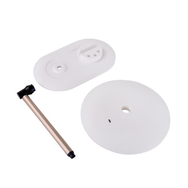 360° Rotation Detachable Lighted Makeup Table LED Mirror Gms812A - Image 6