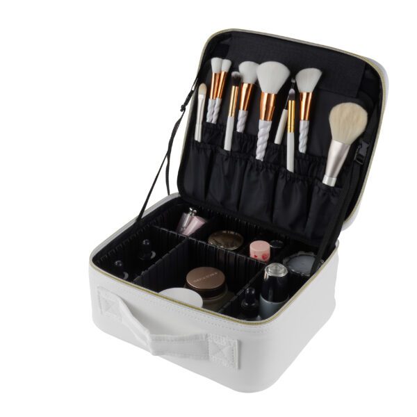 Cosmetic Makeup Bag with LED Lighted Mirror 3 Color GMSK2301W