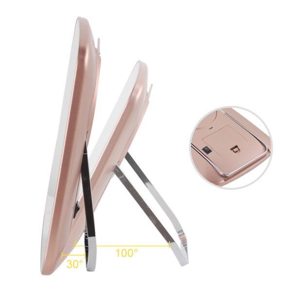 Wholesale Portable LED Lighted Beauty Makeup Mirror GMS1004 - Image 2