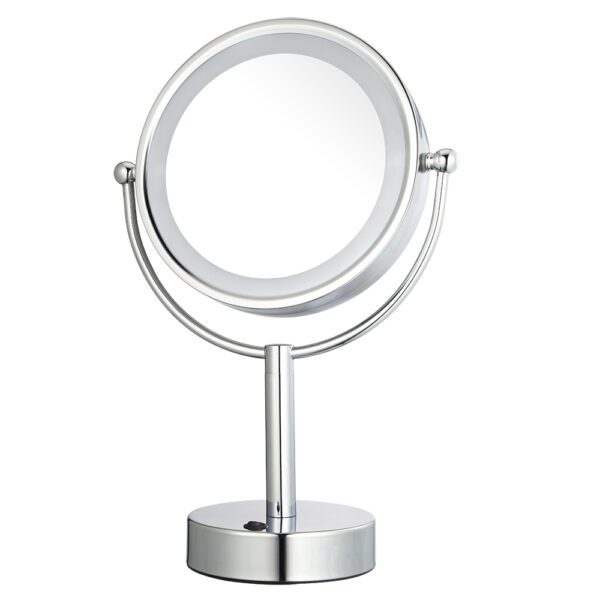 8.5 inch LED Lighted Rotation Cosmetic Table Makeup Mirror GMD8501 - Image 7