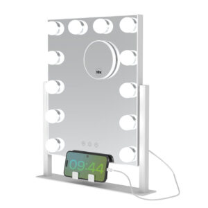 12 lights Bubble Hollywood Mirror with Phone Stand